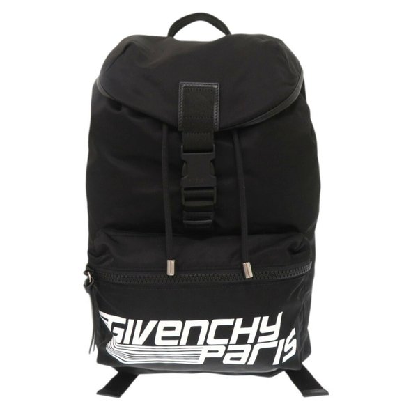 Givenchy nylon backpack/daypack in black, yellow, and white (0189) for men main image 10